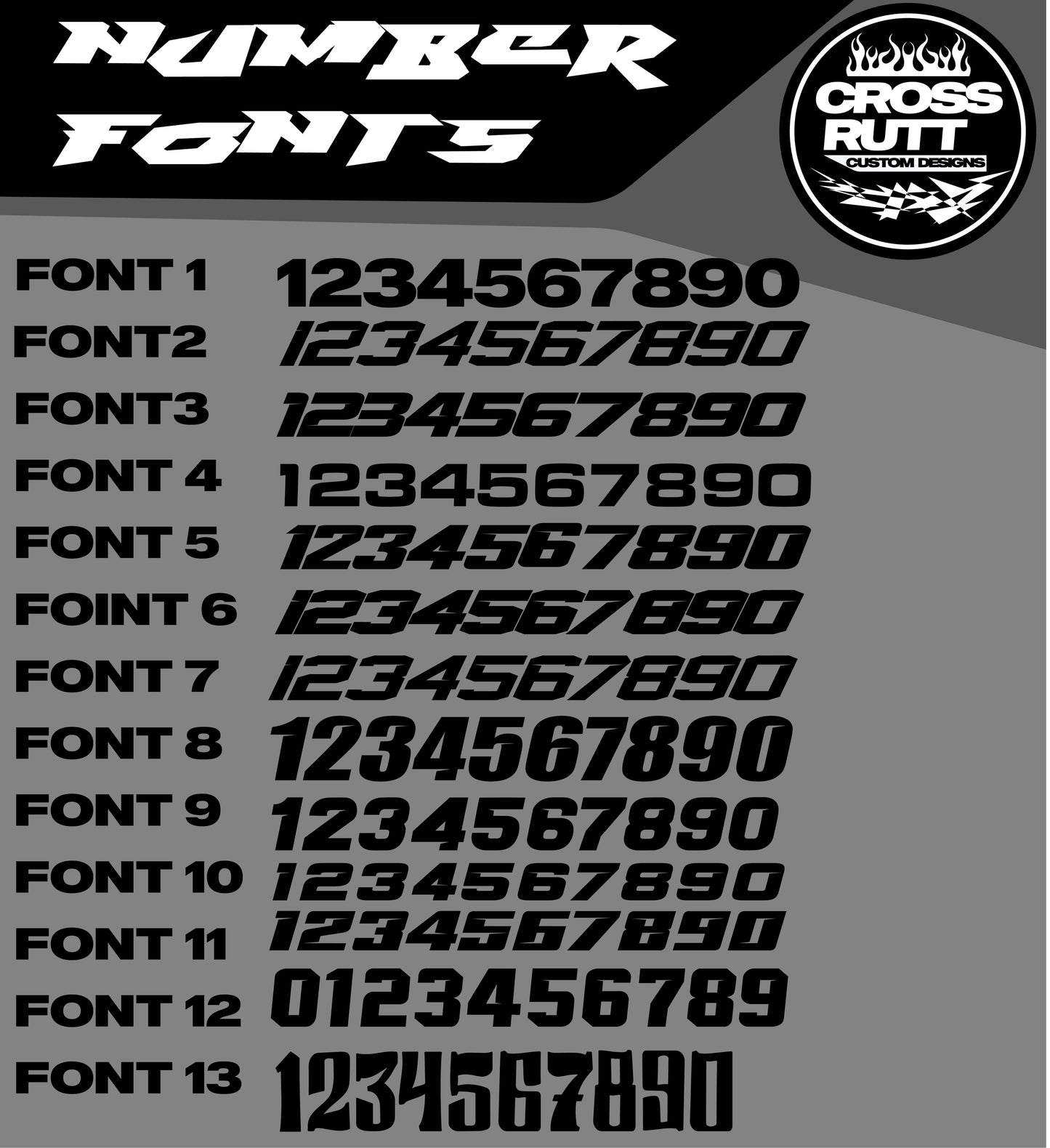 full custom moto graphics