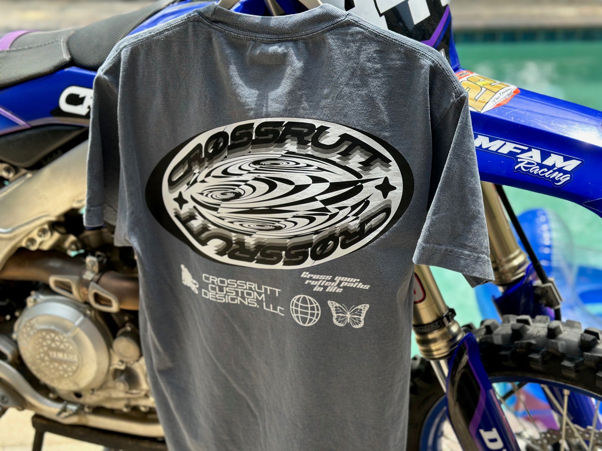 Spiraling tee – Crossrutt Custom Designs, LLC