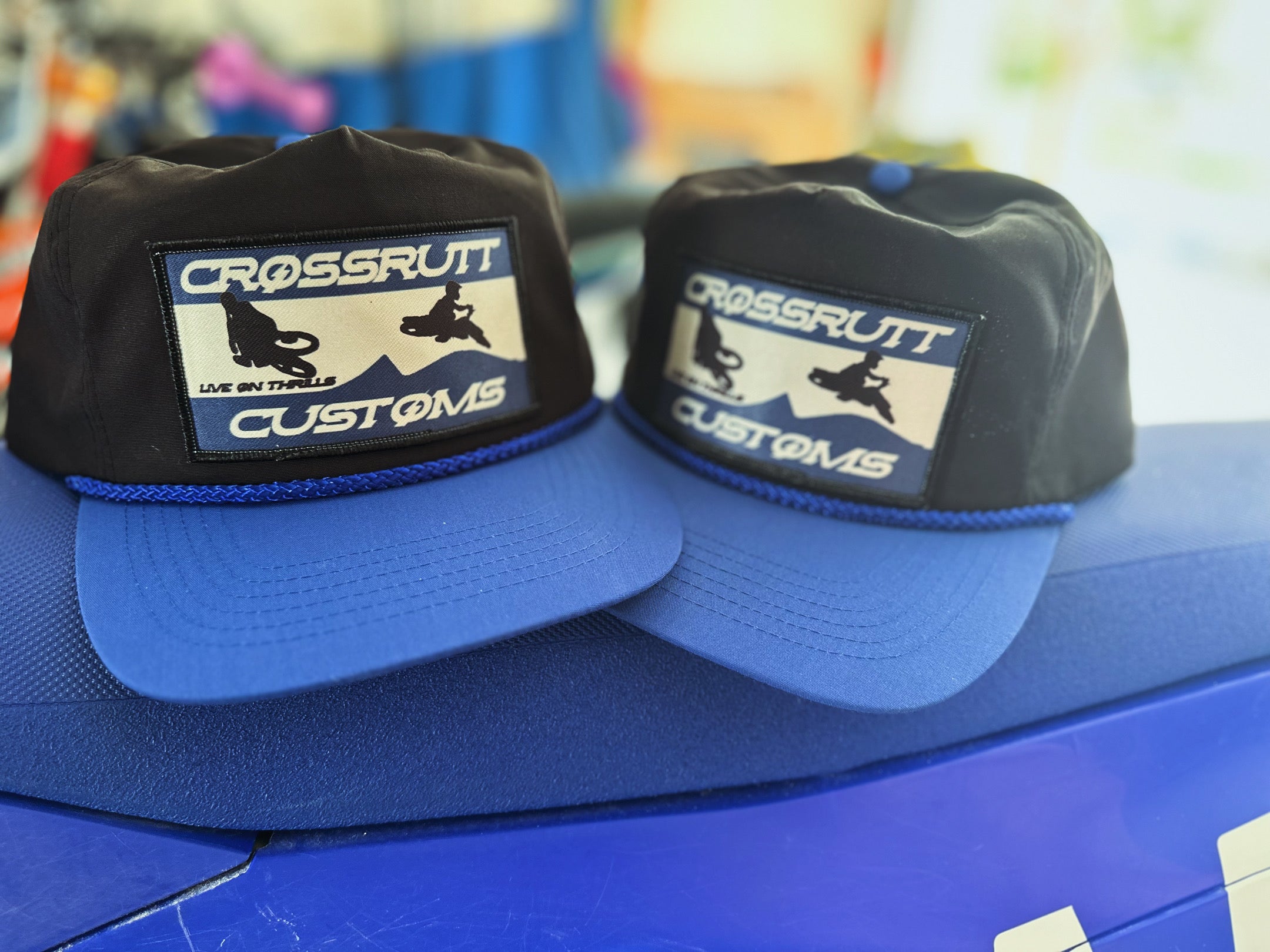 Live on thrills vintage rope Hat (25 made limited) – Crossrutt Custom ...